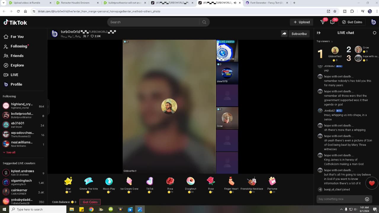 mY lIVE TIKTOK "rETARD LIVE BAN LAST NIGHT"