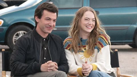 Nathan Fielder and Emma Stone