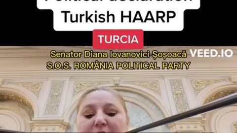 Romanian Senator speaking up about HARRP