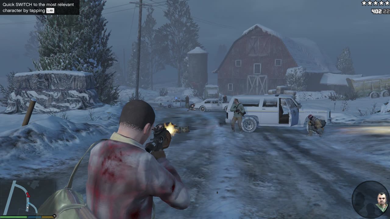 Grand Theft Auto V (GTA V) is an open-world action-adventure video game