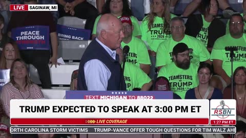 FULL SPEECH: Pete Hoekstra Speaks at Trump Rally in Saginaw, MI - 10/3/24