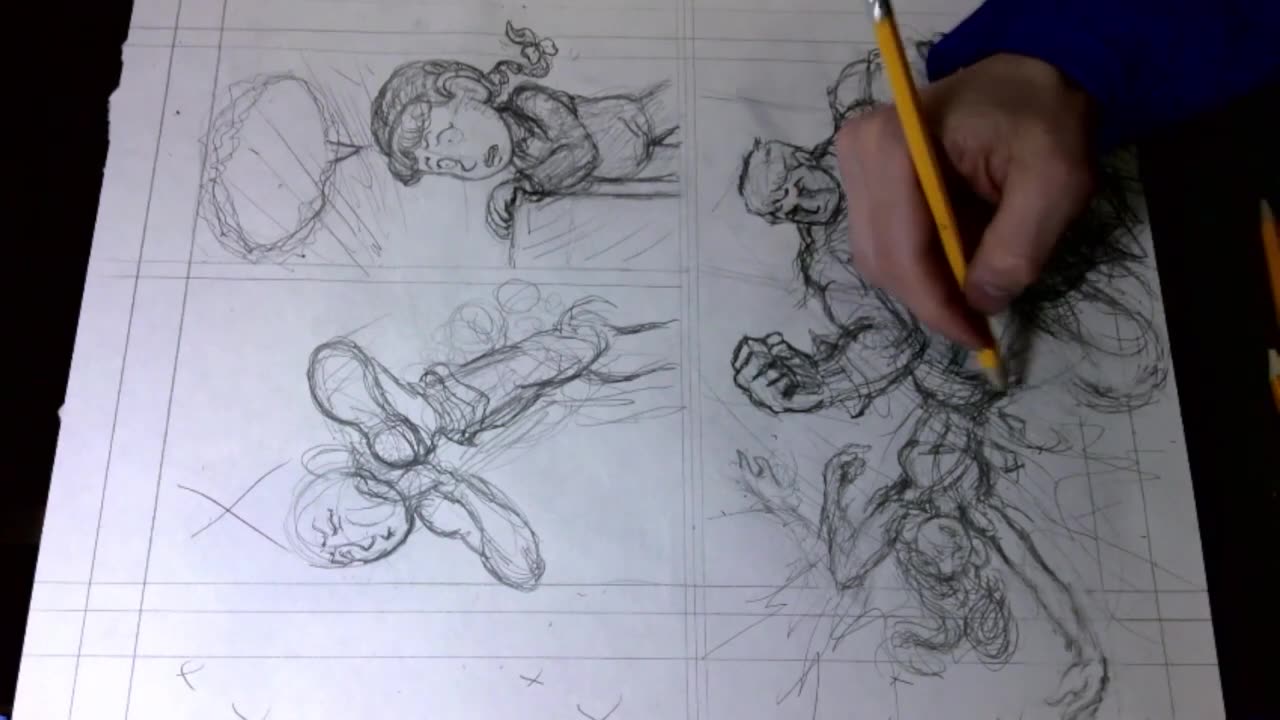 Lo-i draw and chill_ penciling page 116 part 1