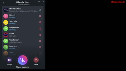 Millennial Woes telegram stream (Feb 13, 2023) - East Palestine, Antisemitism, Monty Python debate