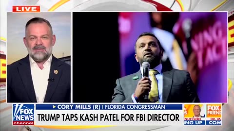Rep. Cory Mills to Kash Patel: “He’s going to clean up the FBI.”