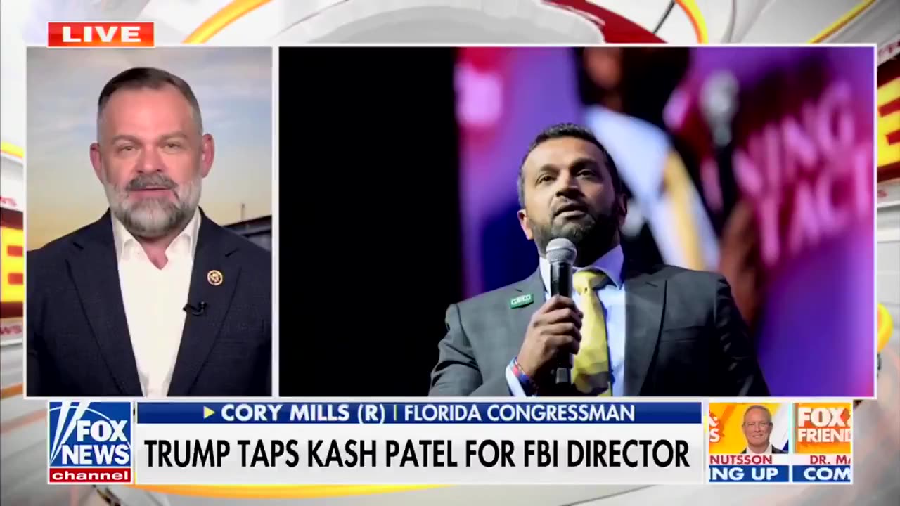 Rep. Cory Mills to Kash Patel: “He’s going to clean up the FBI.”