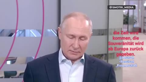 Putin souvereignty will come back to Europe