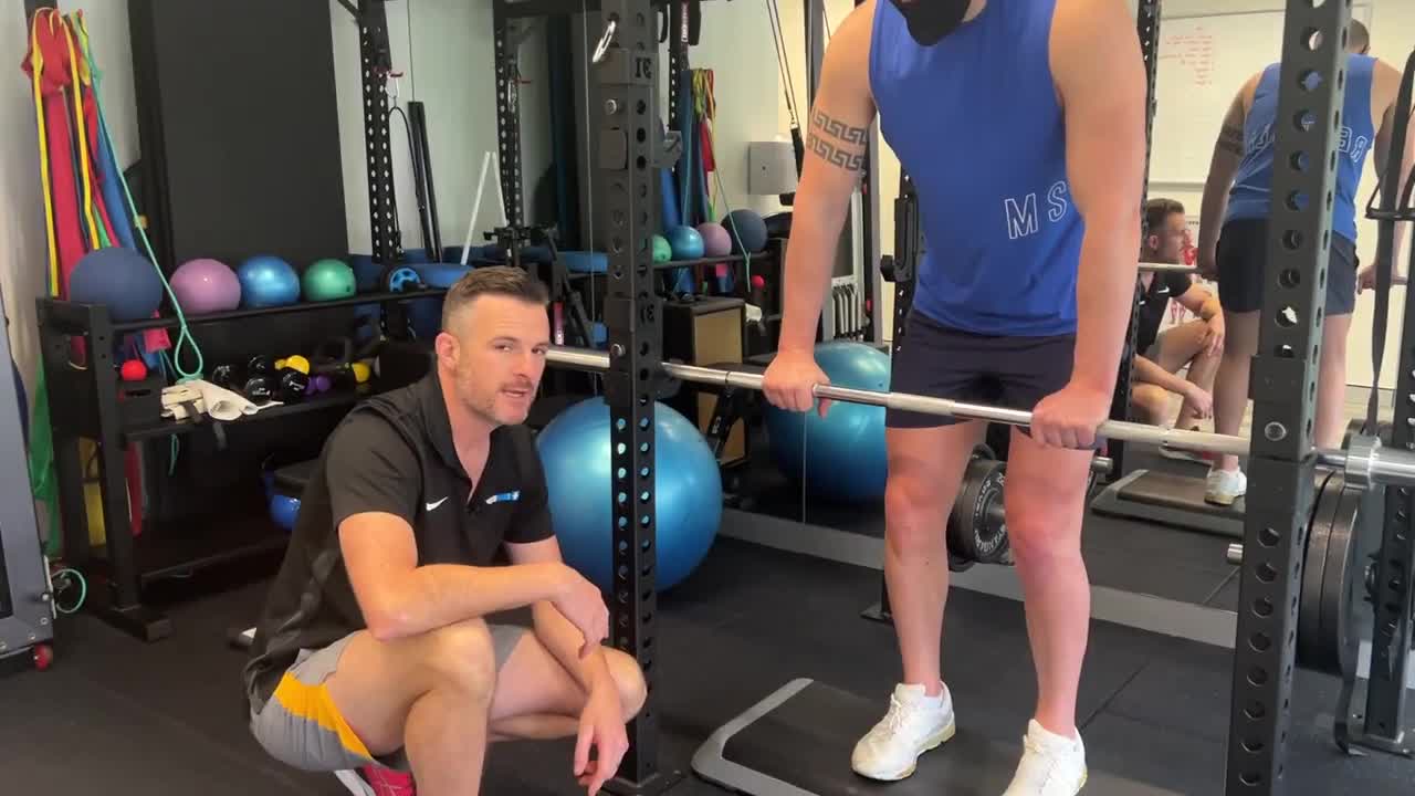 HEALTHY LIFE - ACL Surgery Rehab - Single Leg Loading at Week 8 _ Tim Keeley _ Physio REHAB