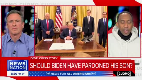 Stephen A Smith unloads on Biden for reasons to pardon Hunter.