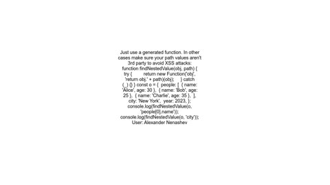 Find and return a datastructure39s nested value by a given keypath