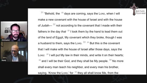 Iron Faith Wednesday Bible Study - Jeremiah 31 continued