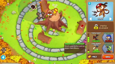 Btd6 tree stump primary only