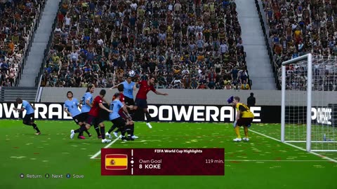 eFootball PES 2021 l Spain's greatest drama ever FIFA World Cup Quatar 2022 Spain v Uruguay