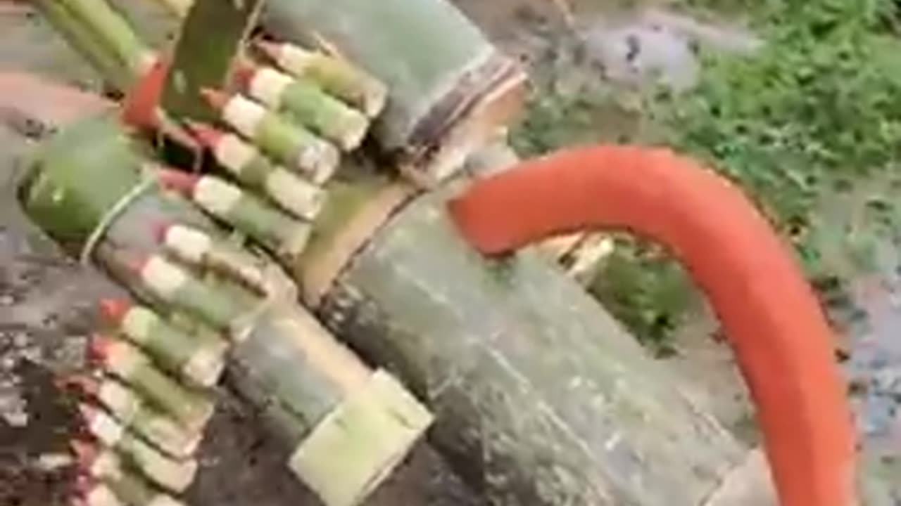 How To Make Machine Gun From Bamboo | #shorts
