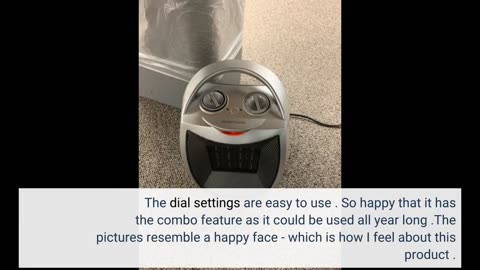 Portable Electric Space #Heater with Thermostat 1500W/750W-Overview