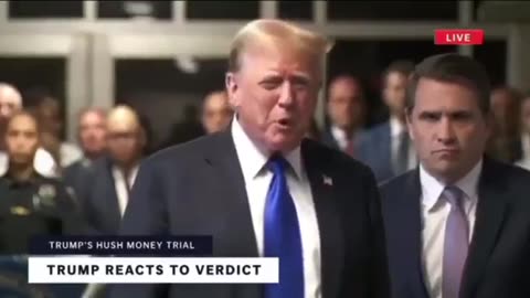 A rigged Jury verdict and a Judge Merchan have just found me Donald J. Trump guilty on all counts