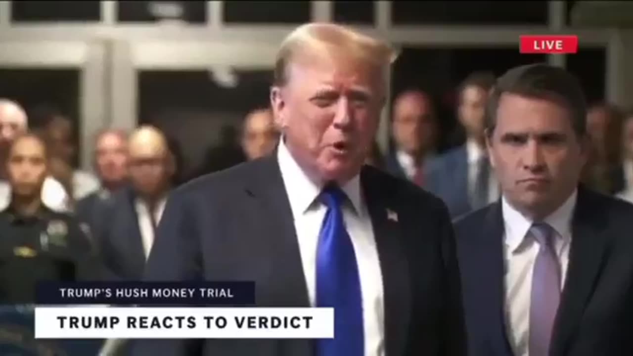 A rigged Jury verdict and a Judge Merchan have just found me Donald J. Trump guilty on all counts