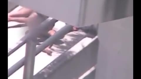 Surveillance Video - Cannibal Attack in Miami
