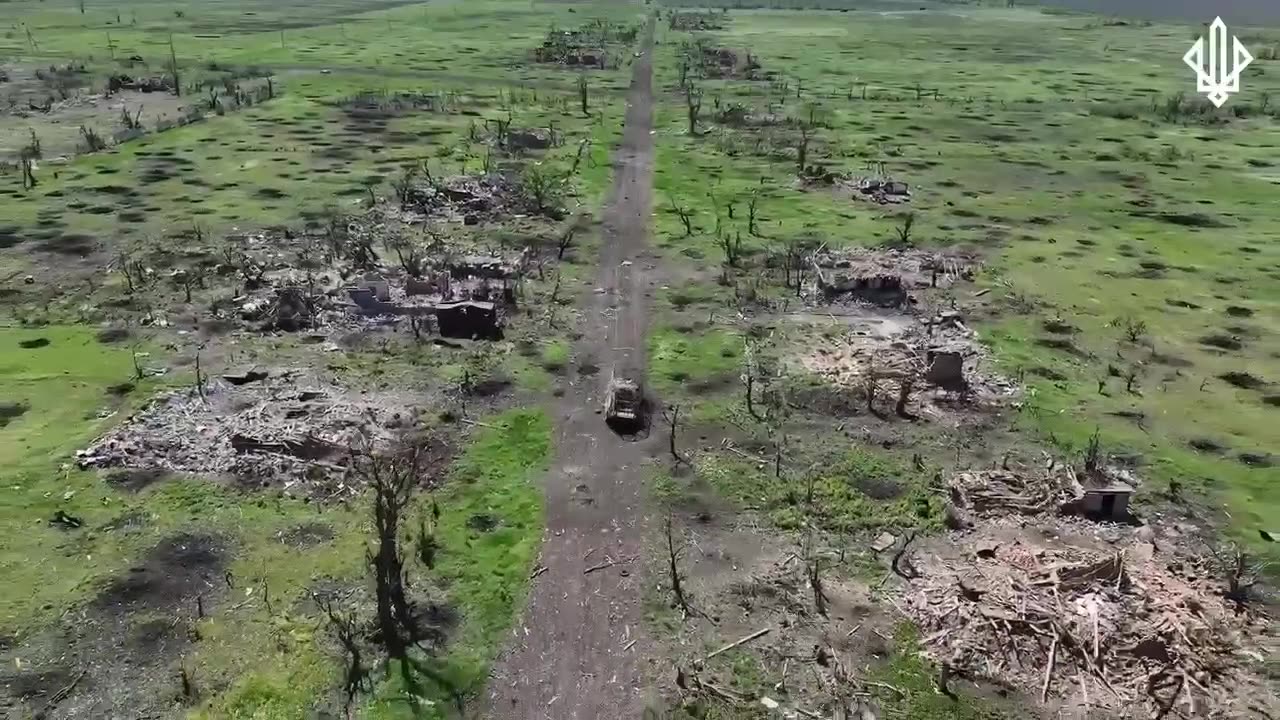 The result of the Russian assault on the village of Rabotino in the Zaporozhye