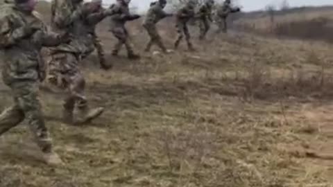 Training footage of the Armed Forces of Ukraine