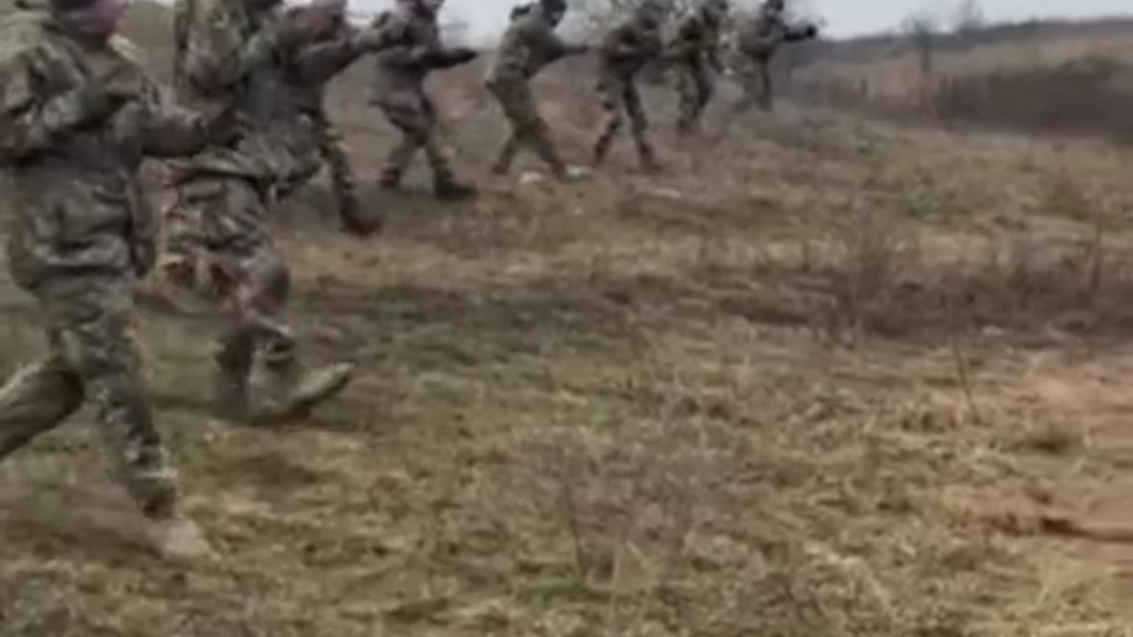 Training footage of the Armed Forces of Ukraine