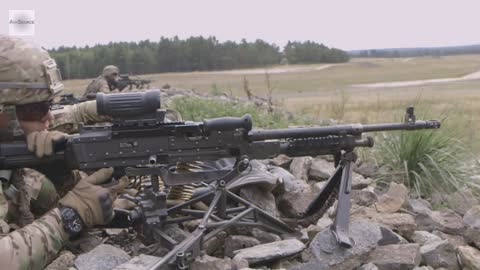 Machine Gun firing