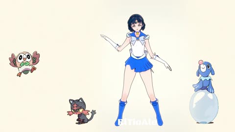 Jupiter Sailor Moon Pokémon dancing POKÉDANCE #mmd #SailorJupiter #SailorMoon