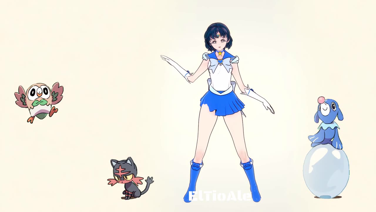 Jupiter Sailor Moon Pokémon dancing POKÉDANCE #mmd #SailorJupiter #SailorMoon