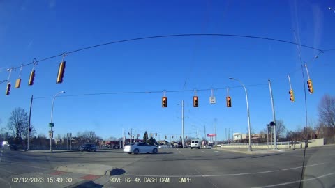 Drive From Kroger, 15255 Michigan Ave.; To Ford/Telegraph, Dearborn, Michigan, 2/12/23
