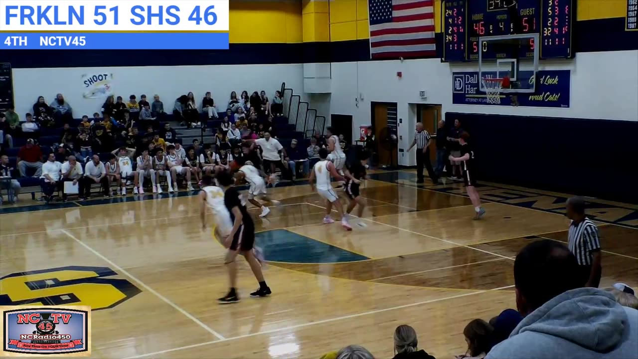 NCTV45 Presents High School Basketball FRANKLIN VS SHENANGO VARSITY NOV 29 2024