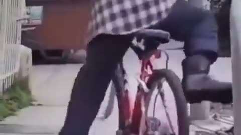 Take a bike and is not yours