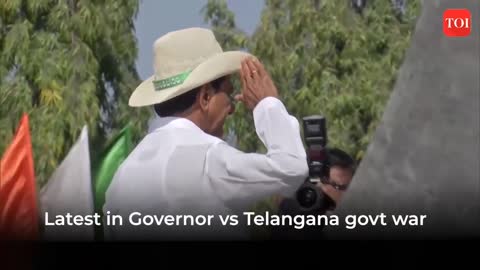 At Telangana Raj Bhavan, a snub and a felicitation