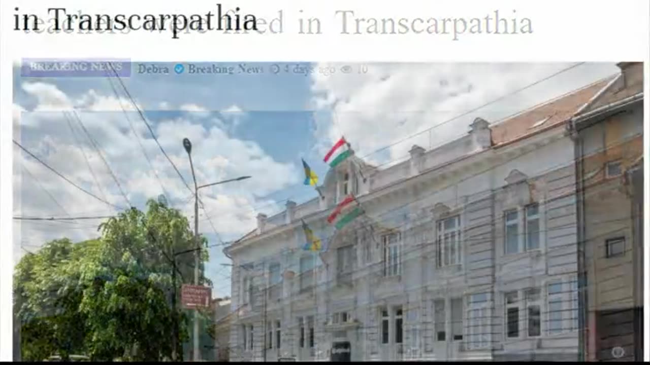The Hungarian Foreign Minister condemns the latest anti-Hungarian developments in Transcarpathia