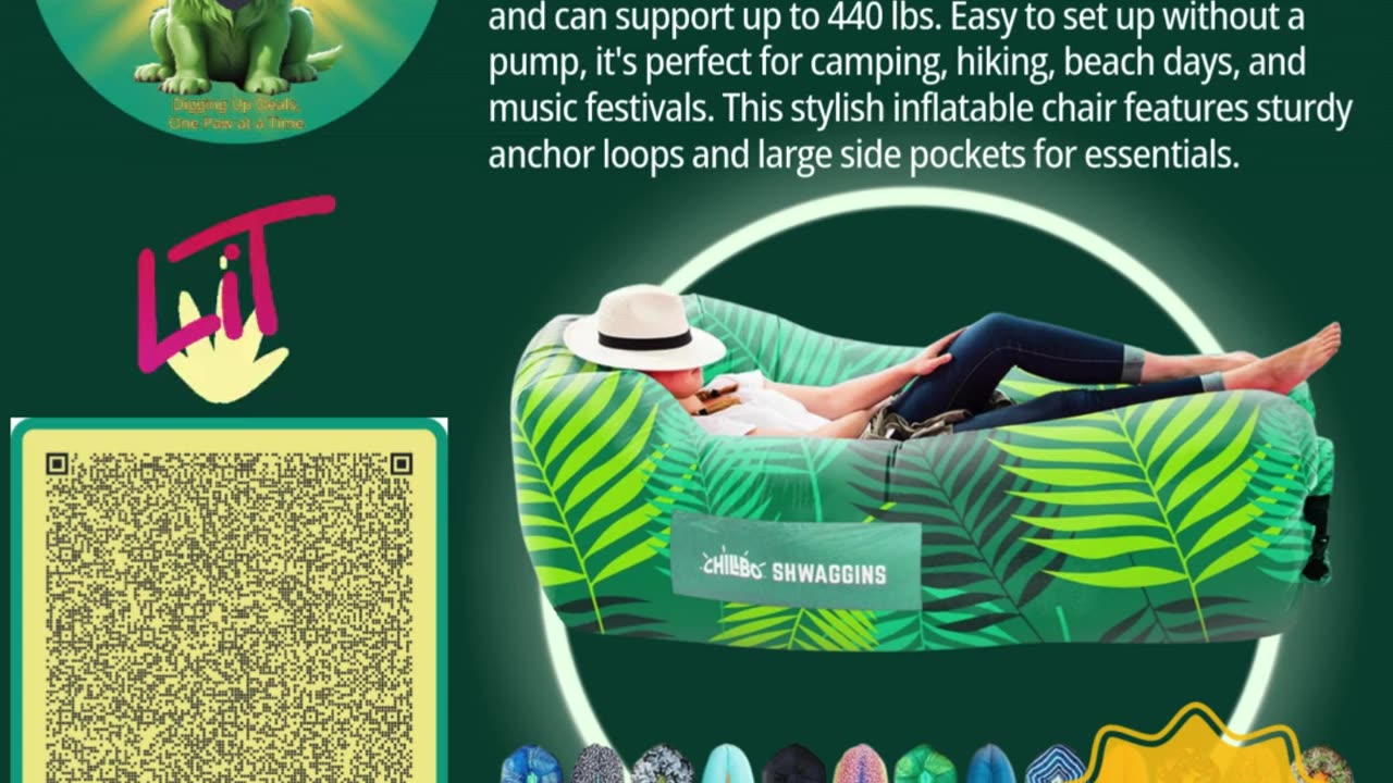 Relax in Style with Chillbo Inflatable Couch | Da Deals by BendTheTrend Affiliates