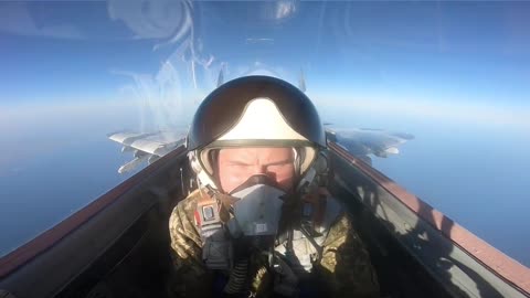 Footage from Ukrainian Mig-29 Pilot