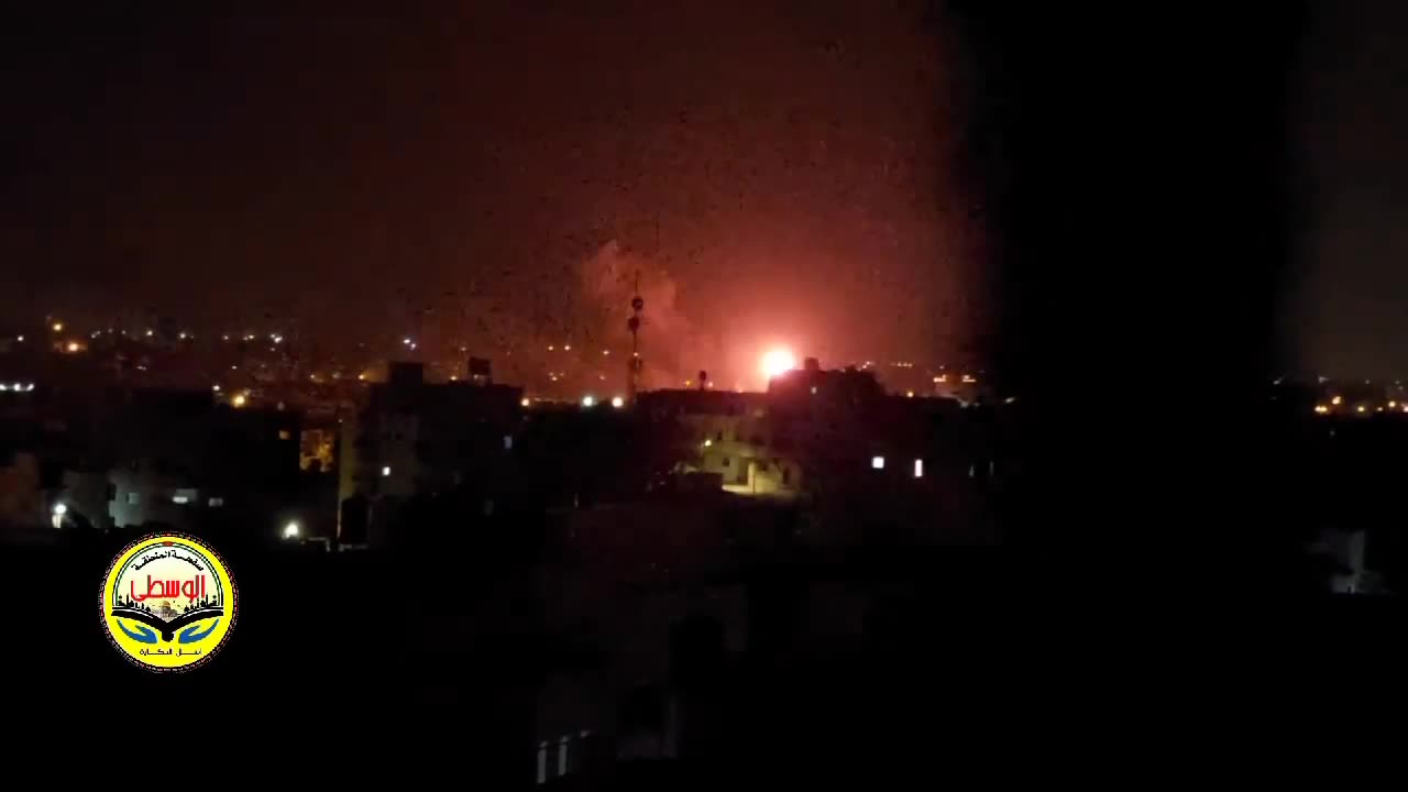 The Israeli Air Force conducting operations in Gaza