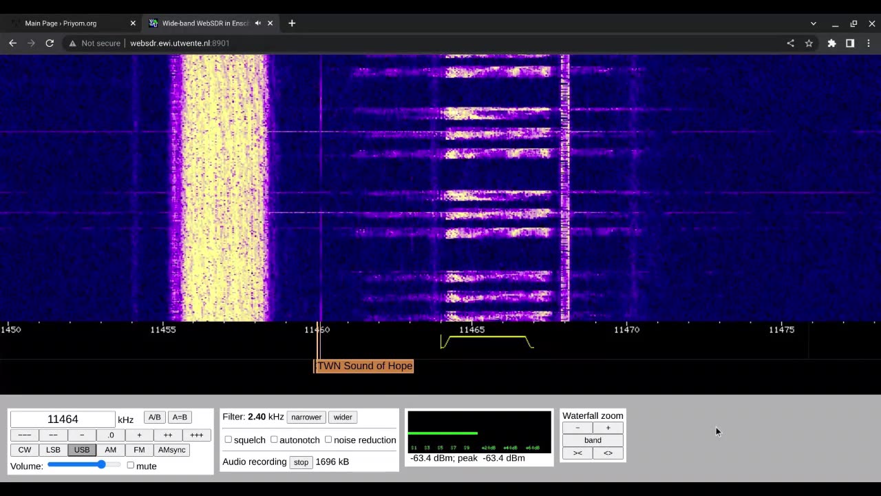 E07 English Man 11/02/2023 1400/1420 UTC 11464/10764kHz