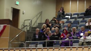 Handheld Cam action small-clip: Senator Wendy Rogers