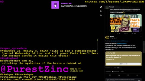 @Wezuwezu Dr. Wesley C. Smith - @super_spreaders Facts Aren't Real - @WogPogReal NeuroScience and ai, unlocking the mysteries of the brain = debunk ai