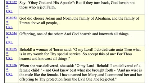 Sheikh Uthman Answers: Does Mary the Mother of Jesus = Miriam the Sister of Aaron?