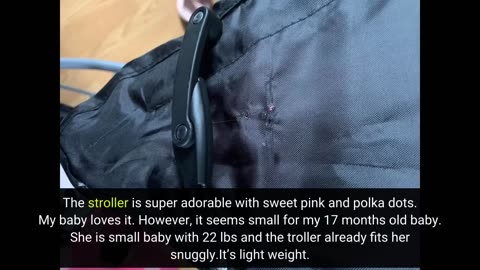 Disney Umbrella #Stroller with Basket Pink Minnie-Overview