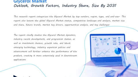 Glycerol Market: Projected Healthy CAGR and Key Industry Insights, Forecast to 2033