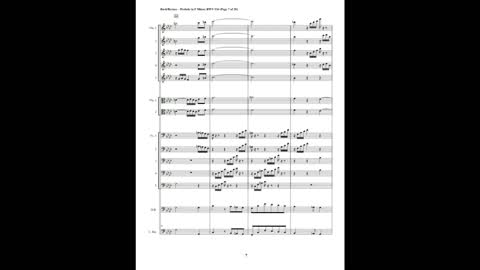 J.S. Bach – Prelude in F Minor, BWV 534 (String Orchestra + Contrabassoon)