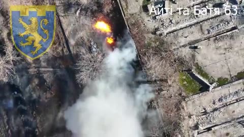 Ukrainian Drone Finds Russian Munitions Left Out in the Open