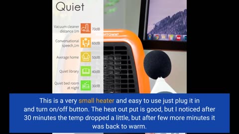 Small Space #Heater for Indoor Use - 400W-Overview