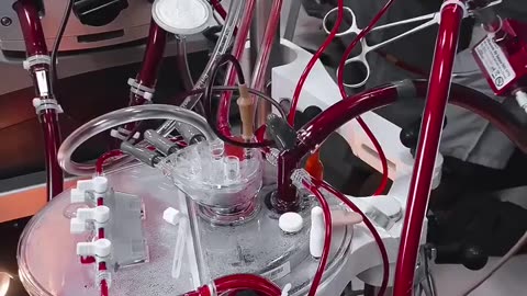 A glimpse into the complexity of an operating room ready for a cardiac surgery intervention