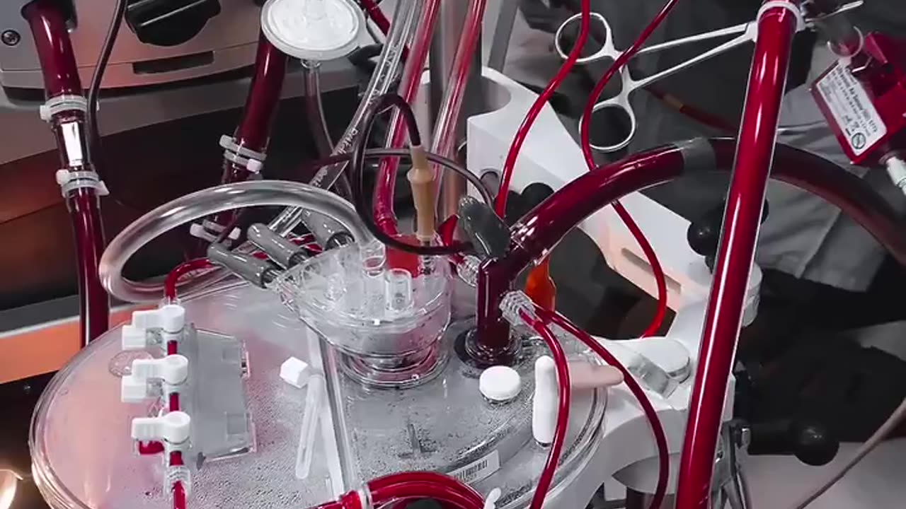 A glimpse into the complexity of an operating room ready for a cardiac surgery intervention