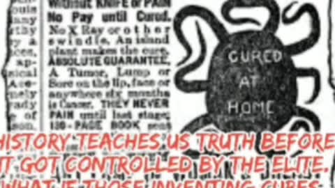 The Rife Free Energy machine was used to cure cancer until the governments stopped it
