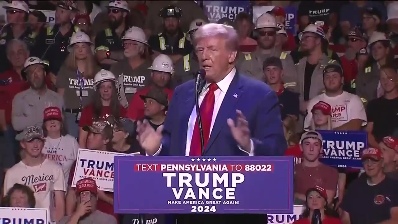 Trump Rally in PA: President Trump Speaks in Indiana, PA