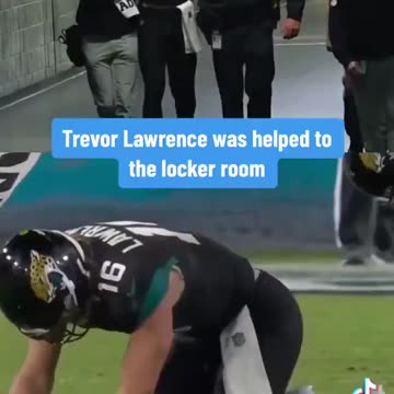 Aziz Al-Shaair with a late hit that injured the Jaguars QB Trevor Lawrence