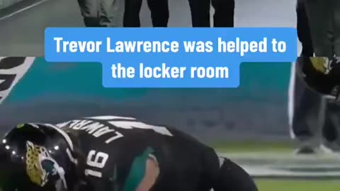 Aziz Al-Shaair with a late hit that injured the Jaguars QB Trevor Lawrence